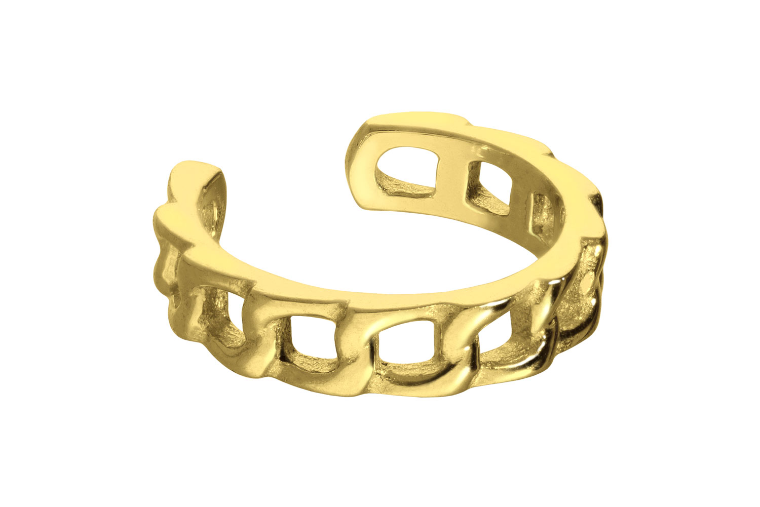 Chirurgenstahl Fake Ohrring PANZERKETTEN-DESIGN von Piercingline